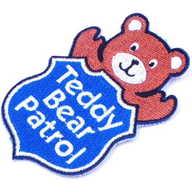 Gewebte Kleidung Abzeichen Stickerei Stoff Stoff Tag Jeans Patches