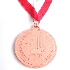 Werbemedaillen aus Metall mit individuellem Logo-Design und Goldbeschichtung. Medaille aus Bronze mit Druckgussbeschichtung und individuellem Design