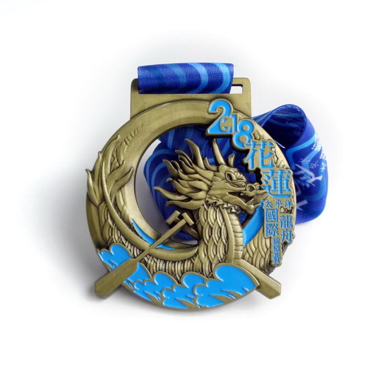 Benutzerdefinierte Metall Medaillon Karton Umschlag Sport Medaille Judo Sport für Drachenboot Australien Medaille Quadratische Medaillen