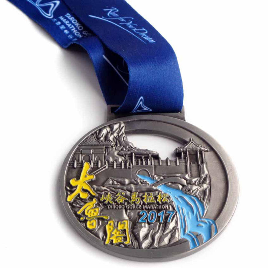 Sportmedaillen aus Metall, Marathon-Medaille, Sport-Souvenir, Geschenk, individuelle Schuhe, Laufmedaille