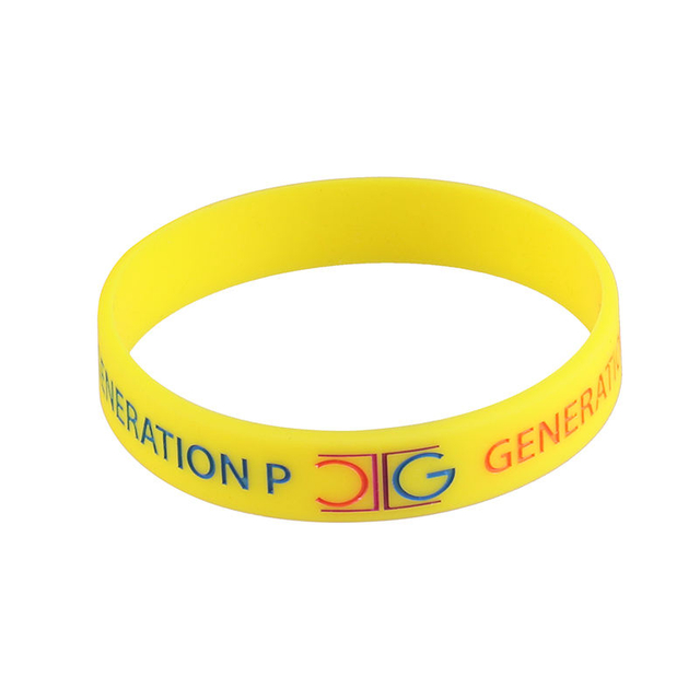 Benutzerdefinierte Farblaser-Logo-Schriftzug Sport-Silikonarmband Weiche Silikonarmbänder für Kinder