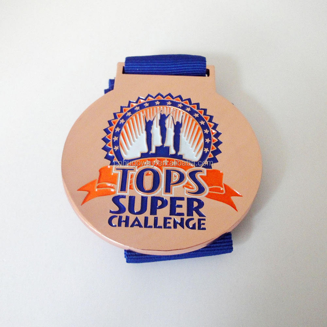 Großhandel maßgeschneiderte Design-Druckguss-Goldmedaillen mit Band