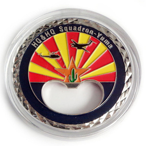 Benutzerdefinierte billige Messingmünzen Flaschenöffner Herausforderungsmünze individuelles Logo