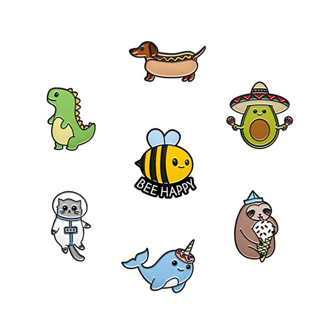 OEM-Fertigung kundenspezifische Emaille-Anstecknadeln für Krankenschwestern, Anstecknadel mit Bienen-Baby-Charm