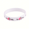 Free Design 2023 Anpassen des Logo-Silikonarmbandes Bedrucktes individuelles Logo-Gummiarmband-Armband Silikonarmband