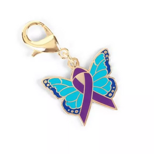 Großhandel kundenspezifischer niedlicher Schmetterlings-Schlüsselanhänger aus Metall für Frauen