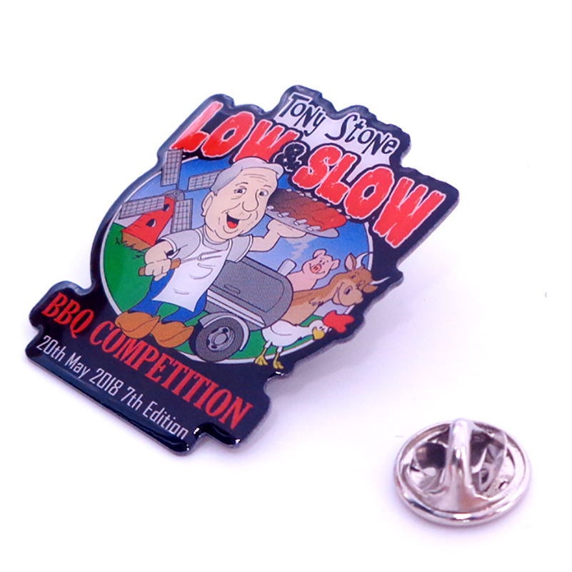 Custom Maker Button Cartoon Badge Tags Pin Metallclip Custom