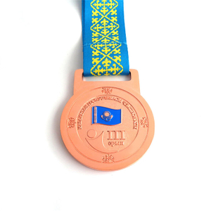 Günstige, maßgeschneiderte Blanko-Marathon-Medaille, Goldpreis, Sport-Metallmedaille