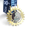 Hochwertiges neues Produkt mit individueller Logo-Laufsport-Goldmedaille