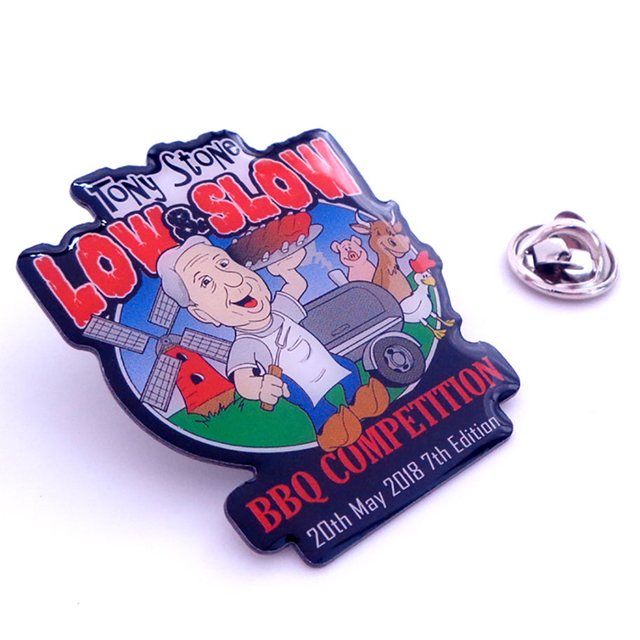 Custom Maker Button Cartoon Badge Tags Pin Metallclip Custom