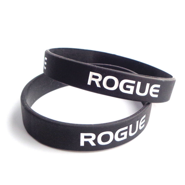 2023 Hochwertiges, individuell geprägtes Logo-Armband aus Silikon