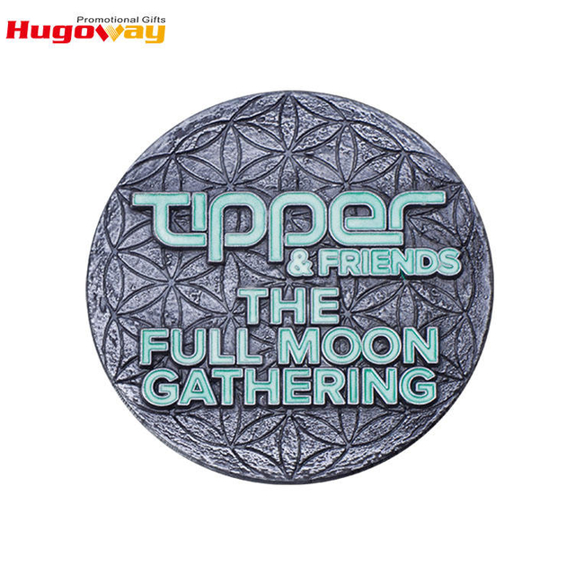 Kundenspezifische Gravur Metallbronzemünze Geschenk alte Kupfermünzen zum Verkauf