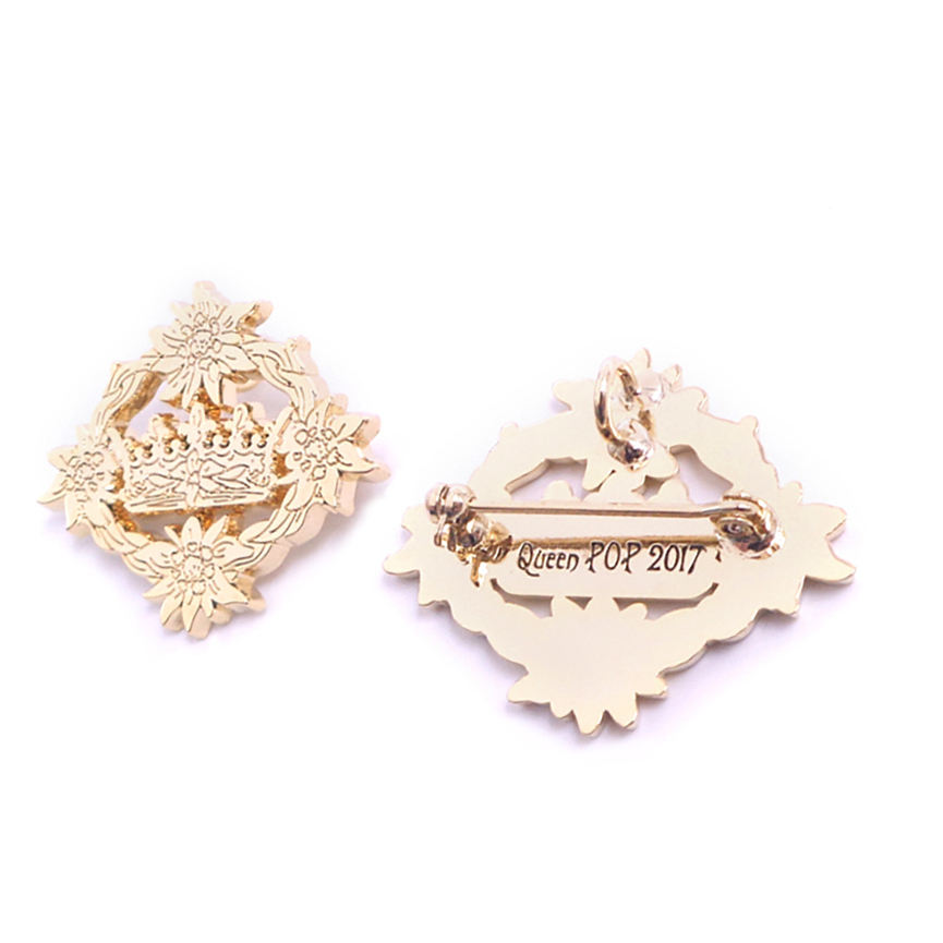 Großhandel benutzerdefinierte Pins Metall Logo hart weich Revers Schmetterling Emaille Pin