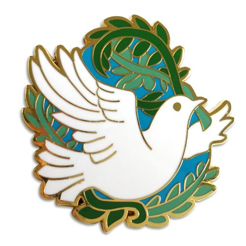 OEM-Fertigung kundenspezifische Metall-Hart-Emaille-Anstecknadeln, weiche Tauben-Anstecknadel