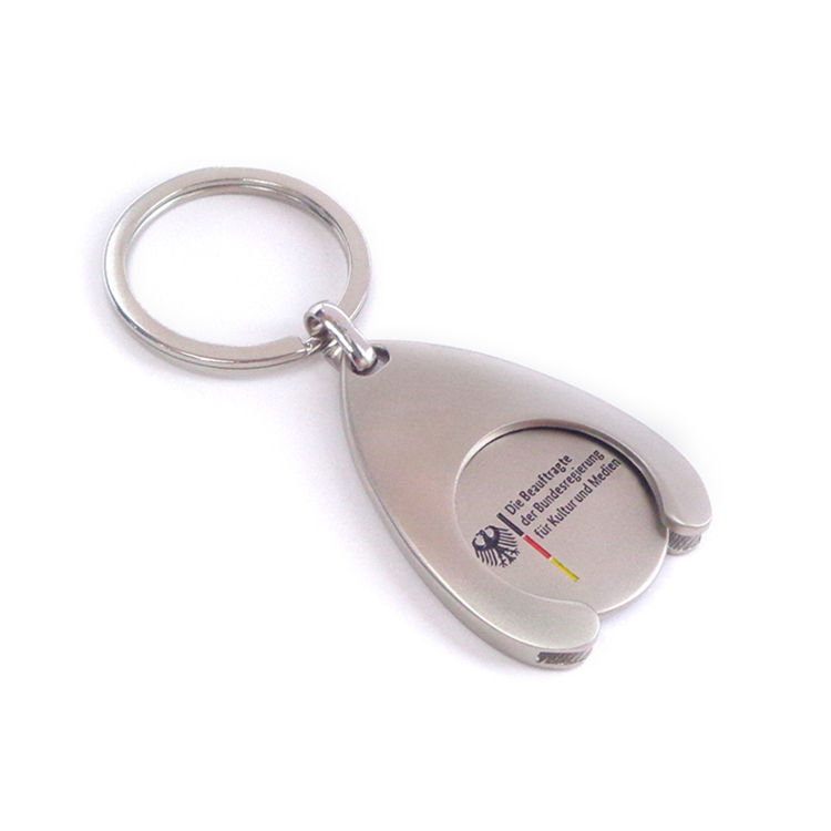 Benutzerdefinierter Schlüsselanhängerhersteller aus Metalldruckguss mit Firmenlogo