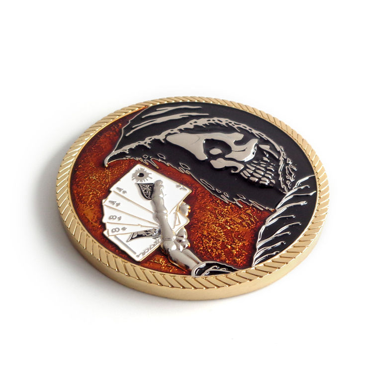 Hochwertige Goldadler-Münzen aus dekorativem Messingmaterial, Space Force-Logo, silberne Challenge-Münze