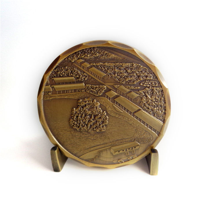 Fabrikpreis Günstige kundenspezifische Sammlungsmünzen Golden Star Souvenirmünze