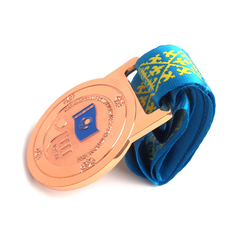 Günstige, maßgeschneiderte Blanko-Marathon-Medaille, Goldpreis, Sport-Metallmedaille