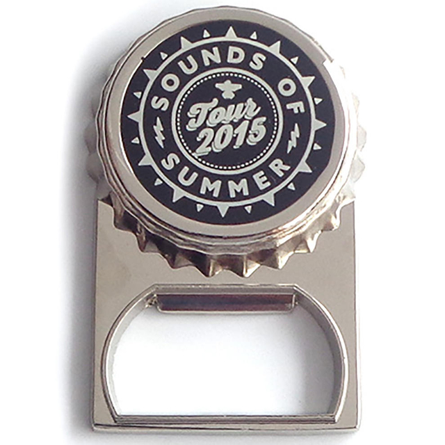 Hochwertiger kundenspezifischer Flaschenöffner aus Zinklegierung für Geldbörsen