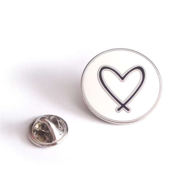 Keine Mindestanforderung, individuelle Anstecknadel, weiche Emaille, goldfarbene Brosche, Anstecknadel für Freiwillige