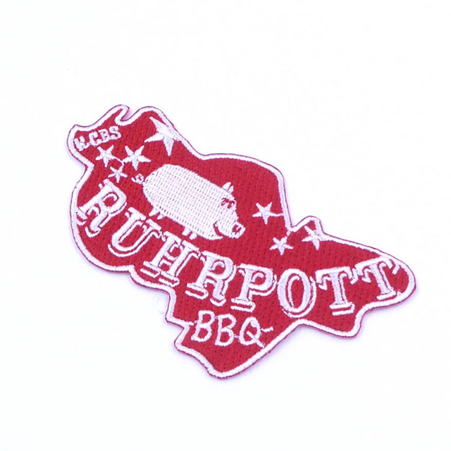 OEM-Professionelle, individuell gestickte Stoffaufnäher in Jeans