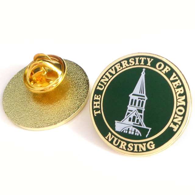 Großhandel Schul-Gedenk-Metallstempel-Logo-Abzeichen