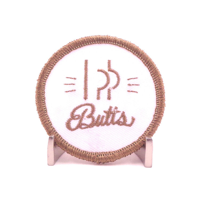 Hochwertige kundenspezifische Stickerei-Spitzenkleid-Frankreich-Handstoff-Abzeichen-Aufnäher