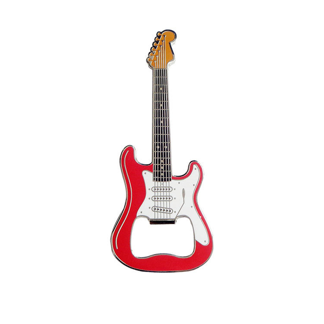 Großhandel kundenspezifischer Flaschenöffner aus Metall in Gitarrenform für Bier und Wein