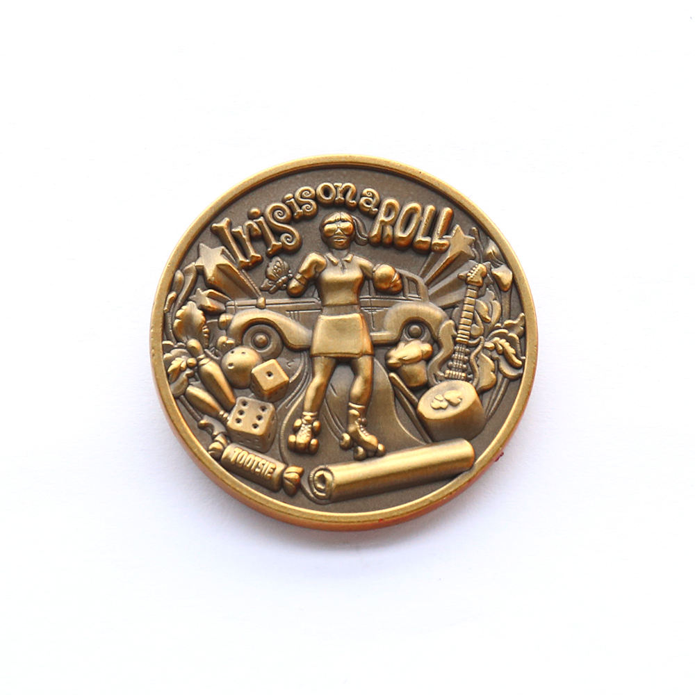 Erstellen Sie online Ihre eigene individuelle Münzform, Gedenk-Gold-Challenge-Münze