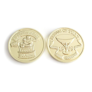 Fabrik Großhandel Heißer Verkauf Souvenirmünzen Hochwertige kundenspezifische Goldmünze