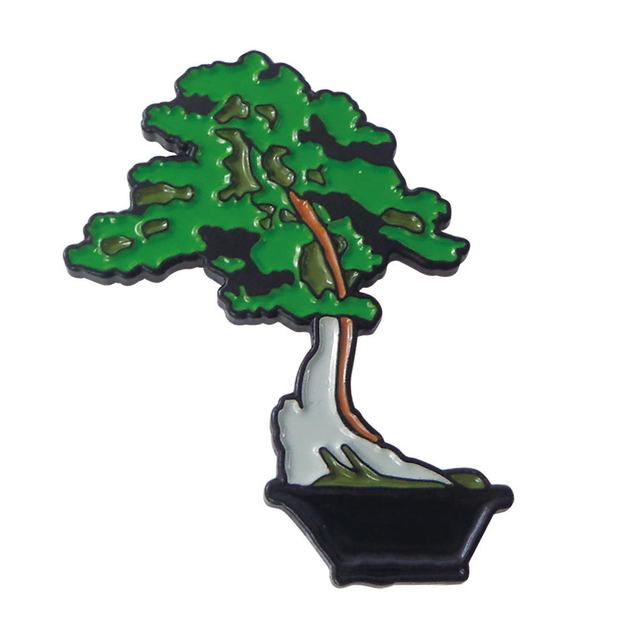 China OEM Manufacture Custom Plant Pins Niedliche Emaille-Anstecknadel