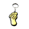 Maßgeschneiderter weicher PVC-Schlüsselanhänger im Cartoon-Design. Machen Sie Ihr Kunstwerk zu einem 3D-Gummi-Schlüsselhalter